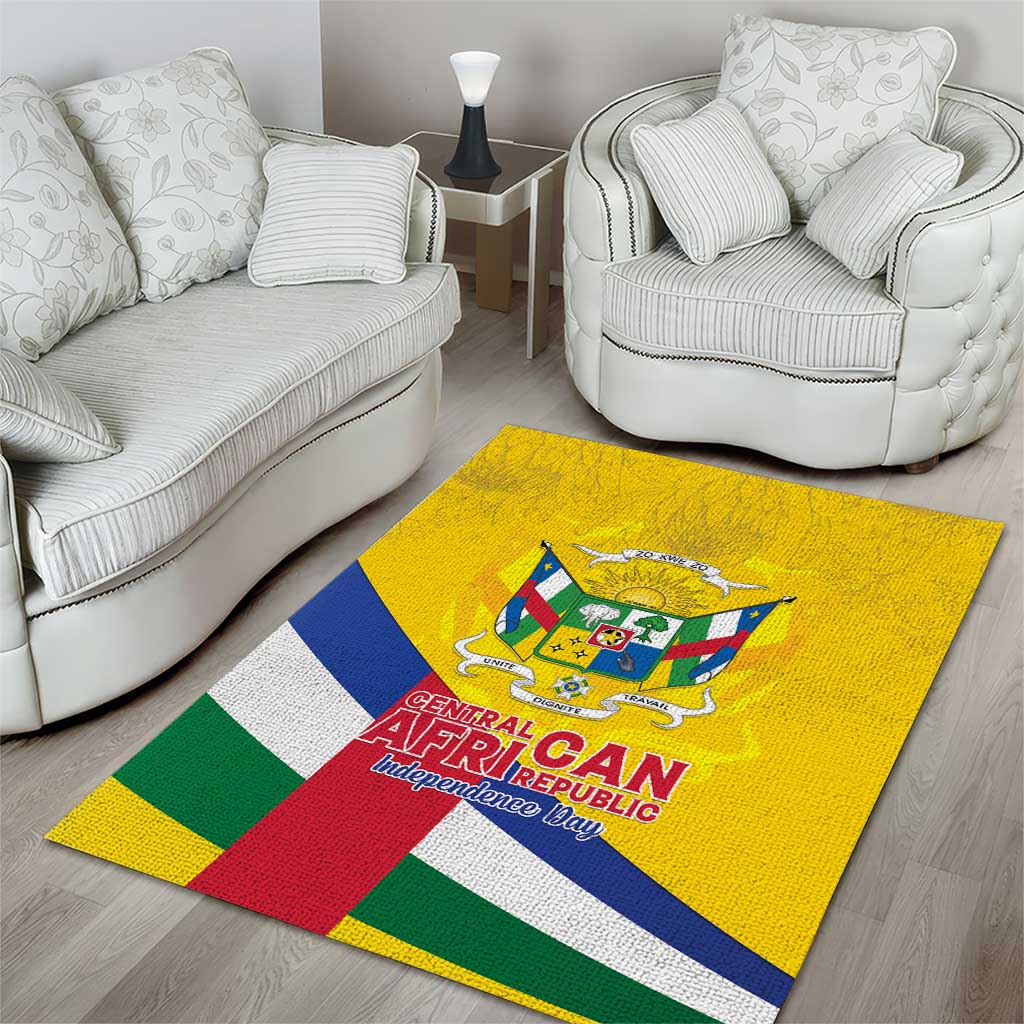 CAR Area Rug Happy 65th Independence Day