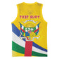 Personalised CAR Basketball Jersey Happy 65th Independence Day - African Pride