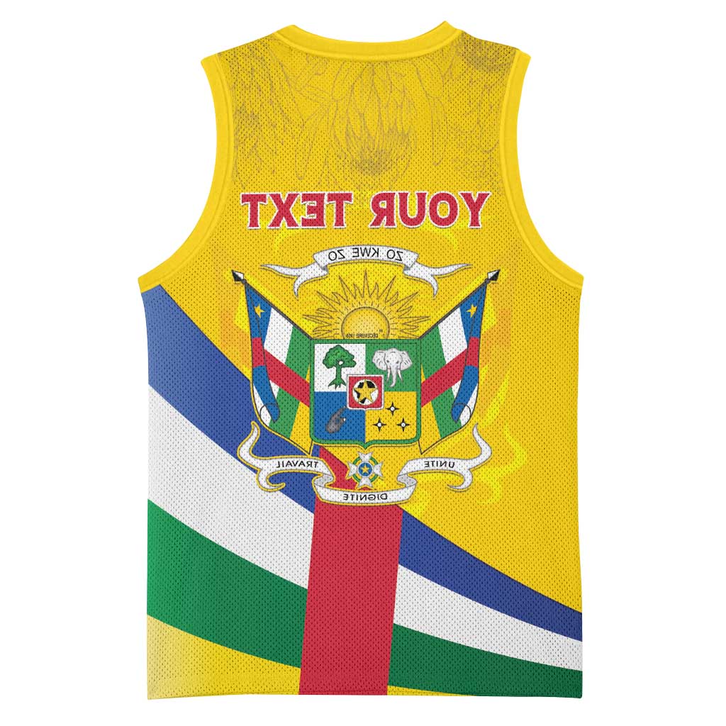 Personalised CAR Basketball Jersey Happy 65th Independence Day - African Pride