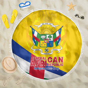 CAR Beach Blanket Happy 65th Independence Day