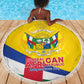 CAR Beach Blanket Happy 65th Independence Day