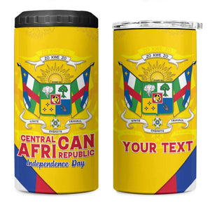 Personalised CAR 4 in 1 Can Cooler Tumbler Happy 65th Independence Day