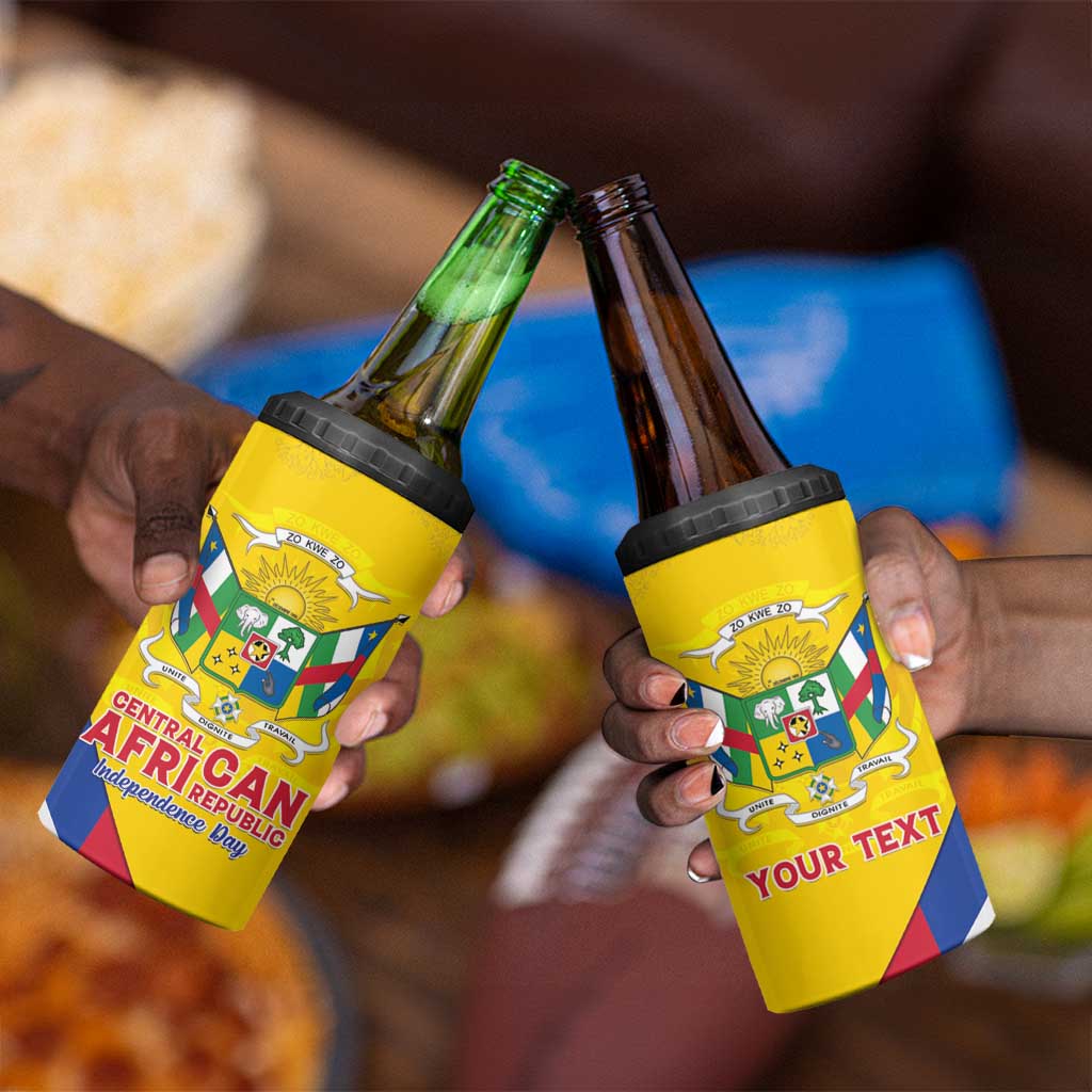 Personalised CAR 4 in 1 Can Cooler Tumbler Happy 65th Independence Day