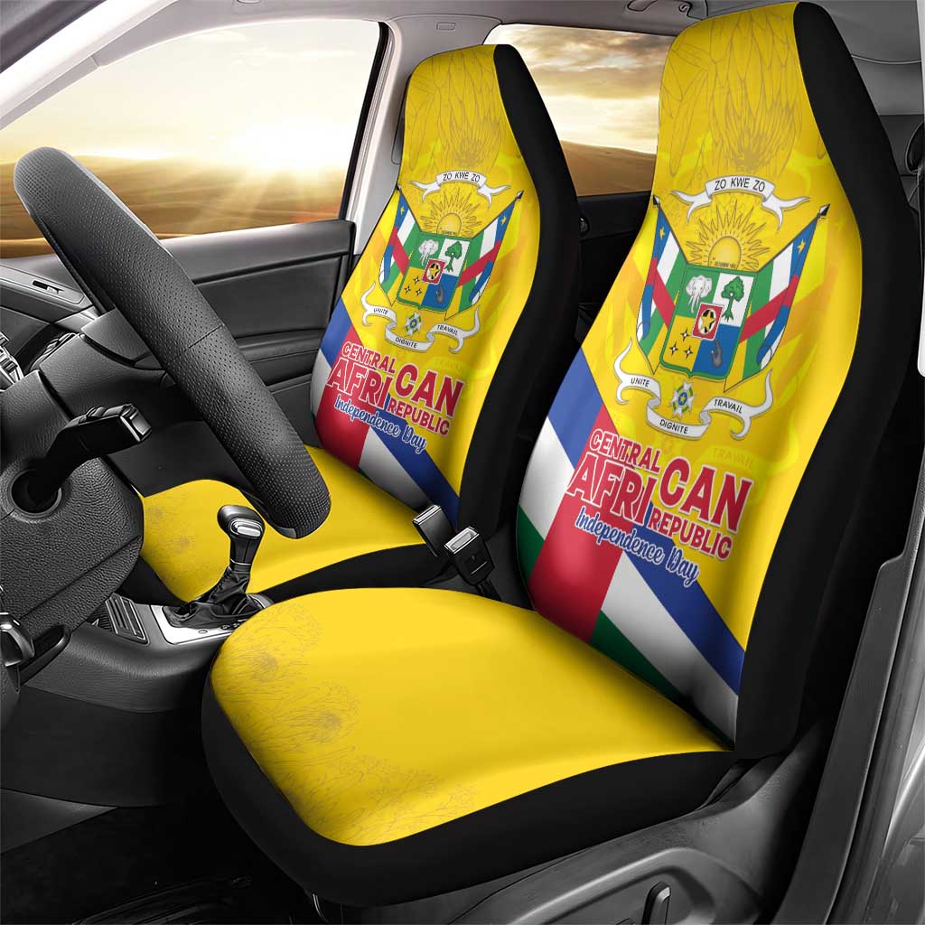 CAR Car Seat Cover Happy 65th Independence Day