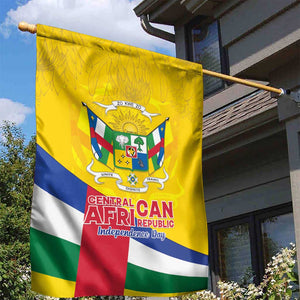 CAR Garden Flag Happy 65th Independence Day