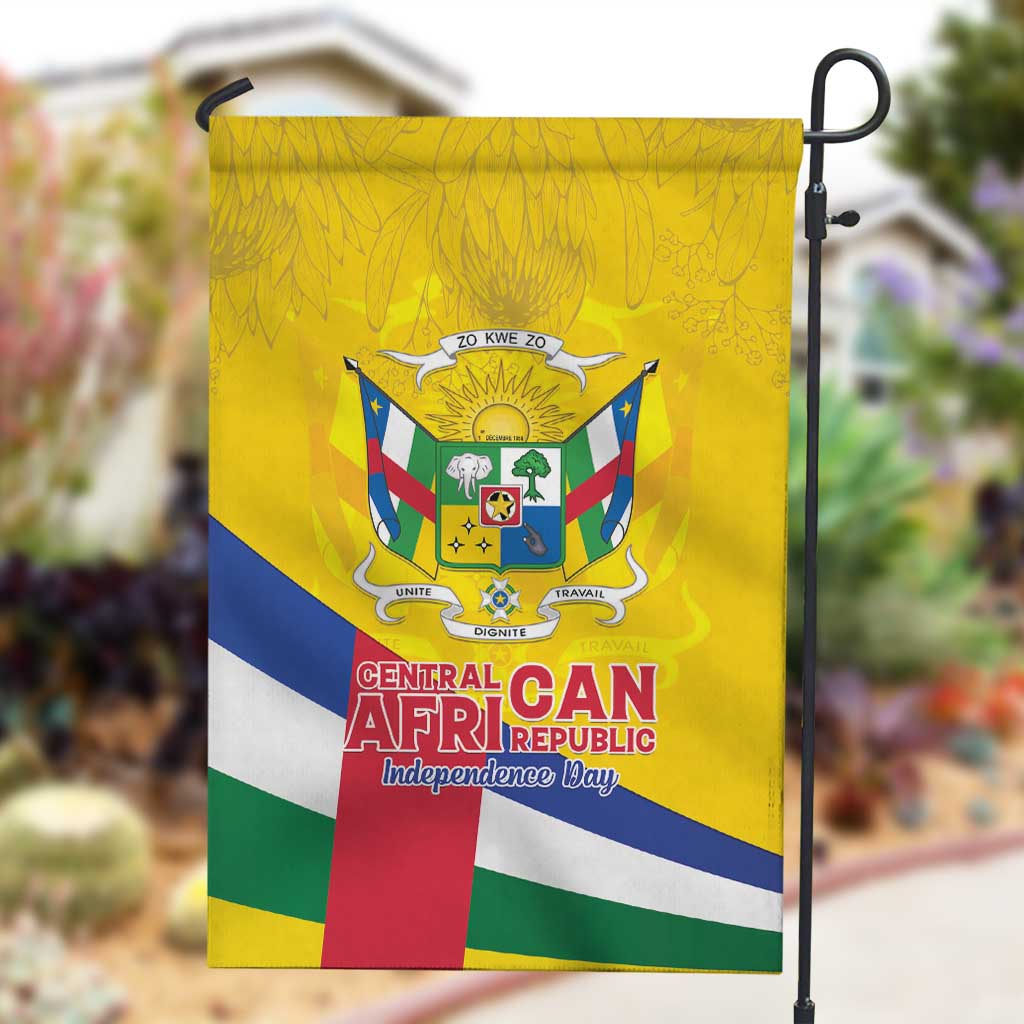 CAR Garden Flag Happy 65th Independence Day