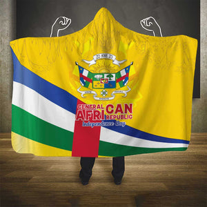 CAR Hooded Blanket Happy 65th Independence Day