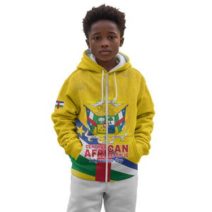 Personalised CAR Kid Hoodie Happy 65th Independence Day