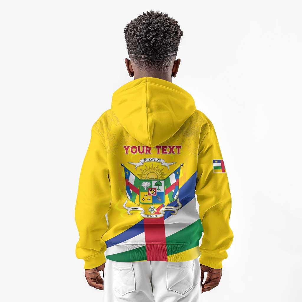 Personalised CAR Kid Hoodie Happy 65th Independence Day