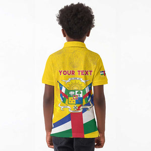 Personalised CAR Kid Polo Shirt Happy 65th Independence Day