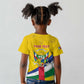 Personalised CAR Kid T shirt Happy 65th Independence Day