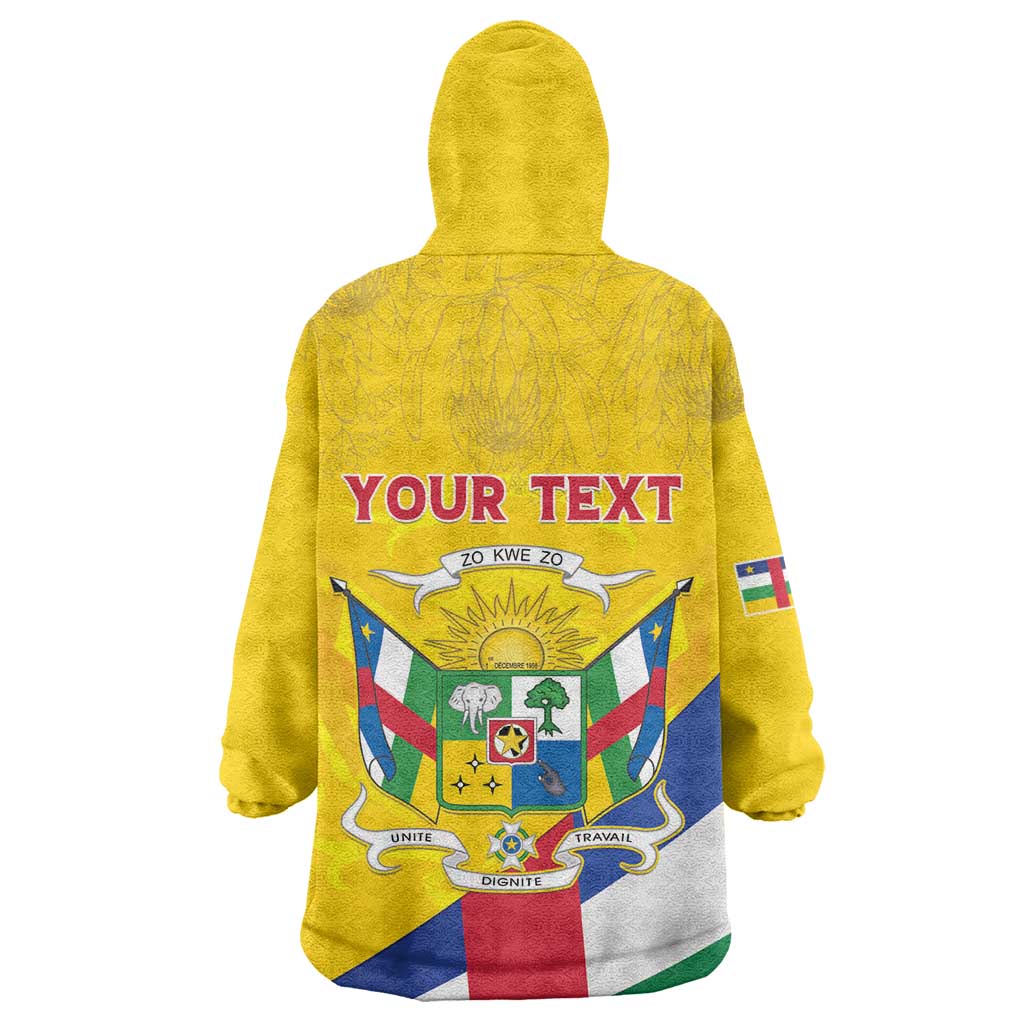 Personalised CAR Kid Wearable Blanket Hoodie Happy 65th Independence Day