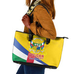 CAR Leather Tote Bag Happy 65th Independence Day