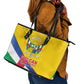 CAR Leather Tote Bag Happy 65th Independence Day