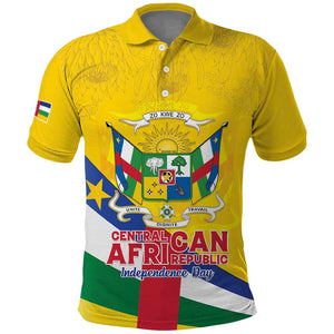 Personalised CAR Polo Shirt Happy 65th Independence Day