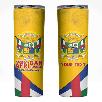 Personalised CAR Skinny Tumbler Happy 65th Independence Day