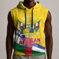 Personalised CAR Sleeveless Hoodie Happy 65th Independence Day - African Pride