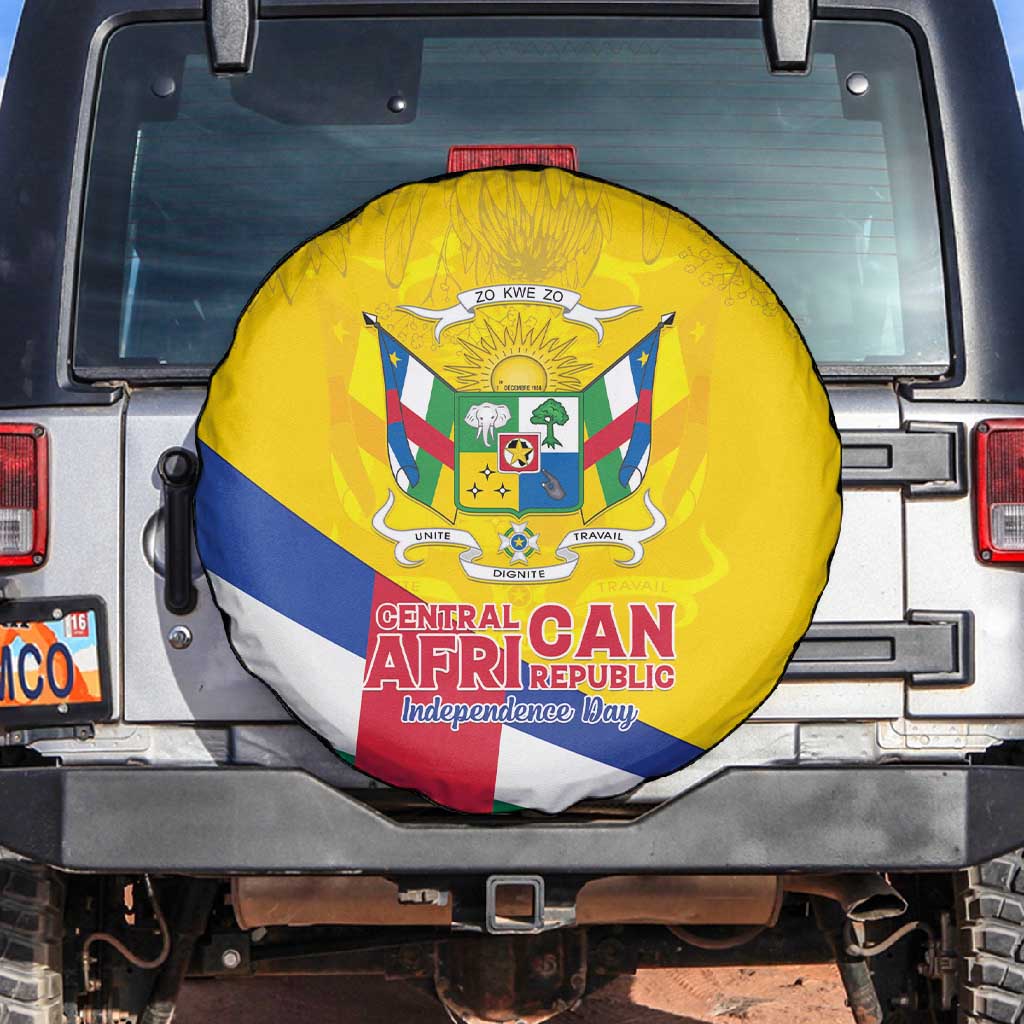 CAR Spare Tire Cover Happy 65th Independence Day