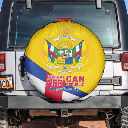 CAR Spare Tire Cover Happy 65th Independence Day