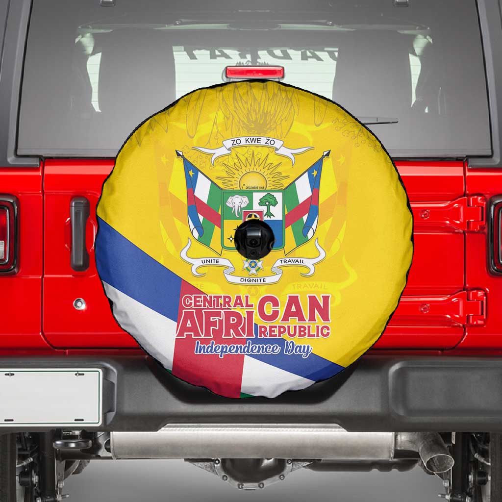 CAR Spare Tire Cover Happy 65th Independence Day