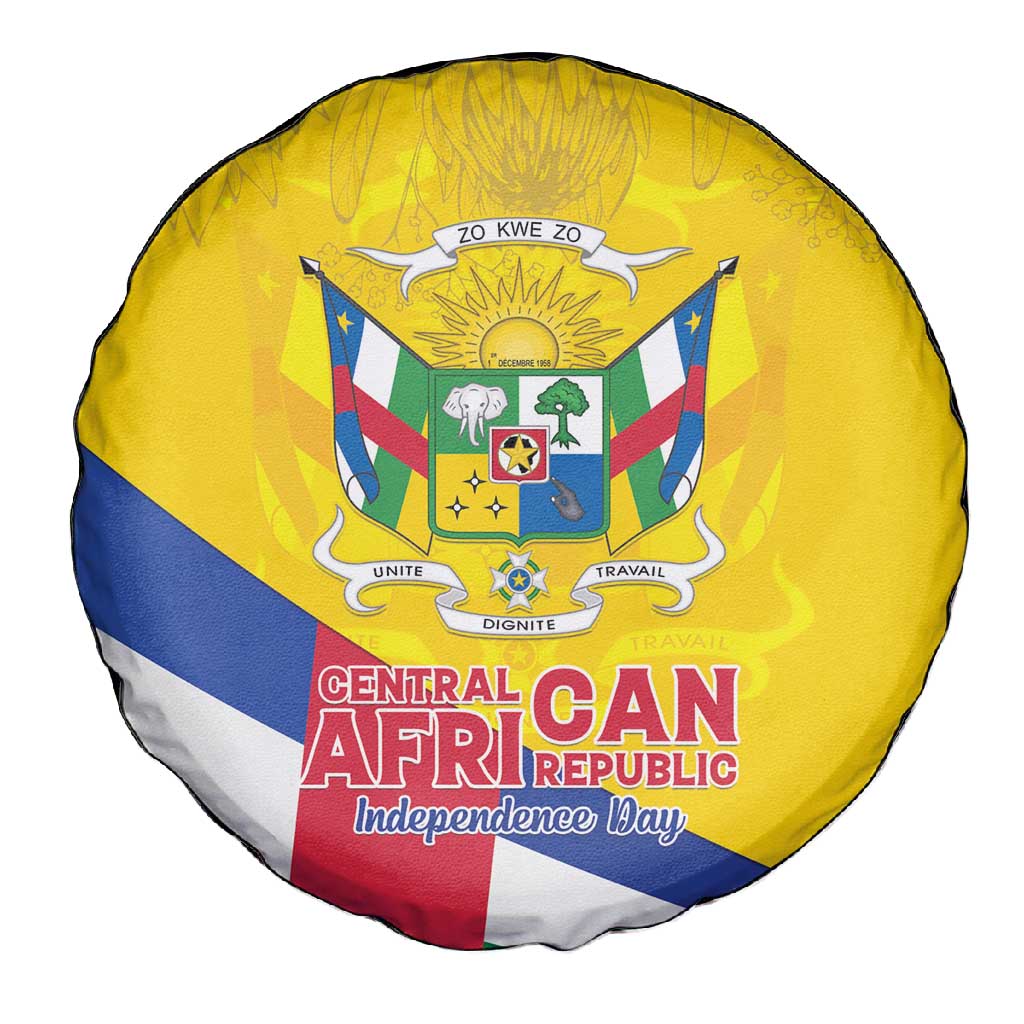 CAR Spare Tire Cover Happy 65th Independence Day