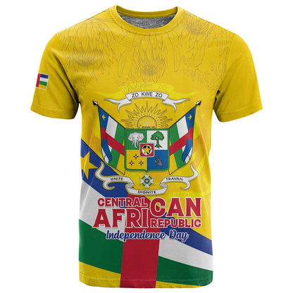 Personalised CAR T shirt Happy 65th Independence Day