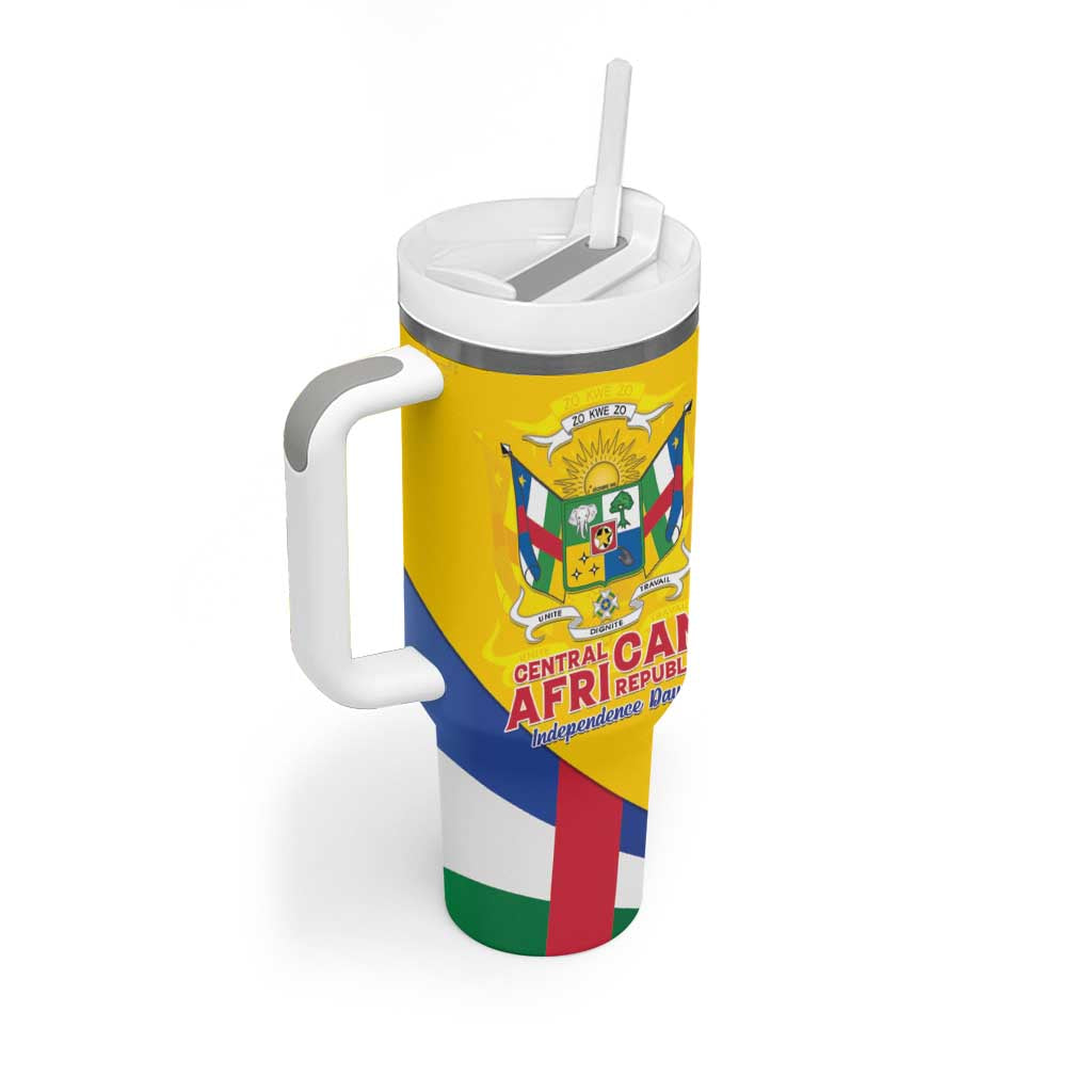 Personalised CAR Tumbler With Handle Happy 65th Independence Day