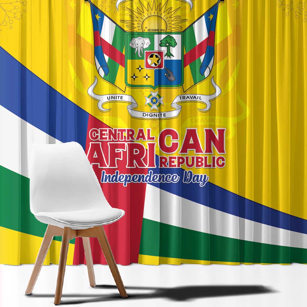 CAR Window Curtain Happy 65th Independence Day