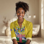 Personalised CAR Women Casual Shirt Happy 65th Independence Day