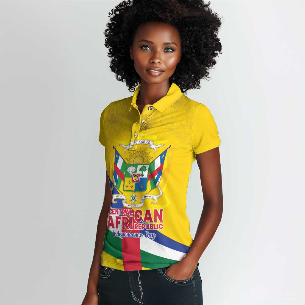 Personalised CAR Women Polo Shirt Happy 65th Independence Day