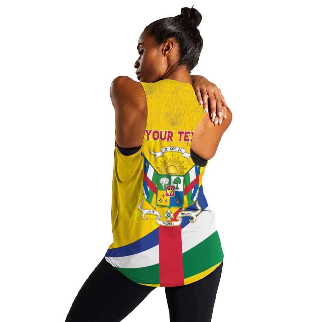 Personalised CAR Women Racerback Tank Happy 65th Independence Day