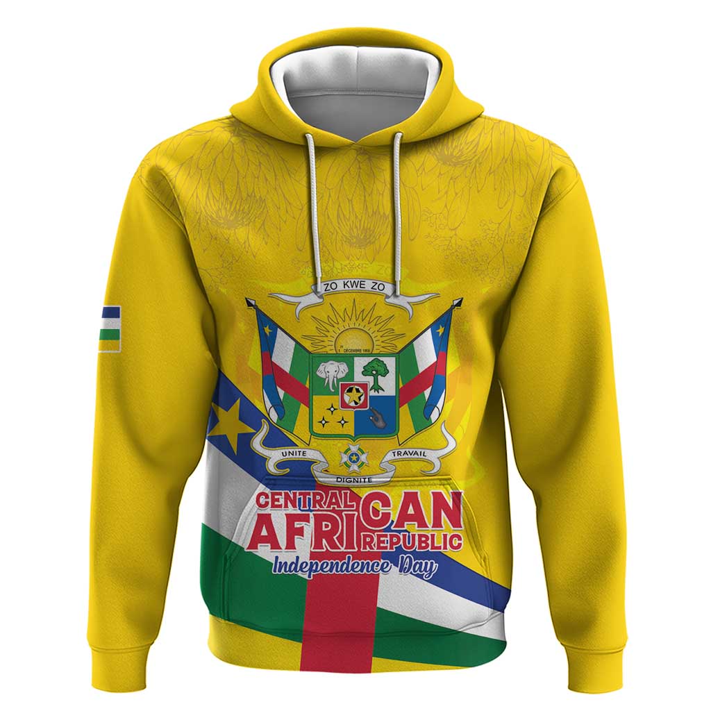 Personalised CAR Zip Hoodie Happy 65th Independence Day