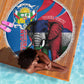 Personalised Central African Republic Elephant Beach Blanket Coat Of Arms With Map