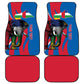 Personalised Central African Republic Elephant Car Mats Coat Of Arms With Map