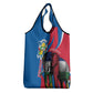 Personalised Central African Republic Elephant Grocery Bag Coat Of Arms With Map