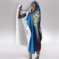 Personalised Central African Republic Elephant Hooded Blanket Coat Of Arms With Map