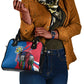 Personalised Central African Republic Elephant Shoulder Handbag Coat Of Arms With Map
