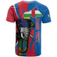 Personalised Central African Republic Elephant T shirt Coat Of Arms With Map