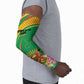 Personalized Congo Republic Day Arm Sleeves Coat Of Arms With Tropical Flower
