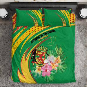 République du Congo Bedding Set Happy Republic Day - Grunge Style - African Pride