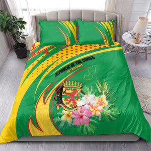 République du Congo Bedding Set Happy Republic Day - Grunge Style - African Pride