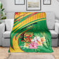 République du Congo Blanket Happy Republic Day - Grunge Style - African Pride