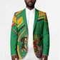 Personalized Congo Republic Day Blazer Coat Of Arms With Tropical Flower