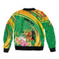 Personalized République du Congo Bomber Jacket Happy Republic Day - Grunge Style - African Pride