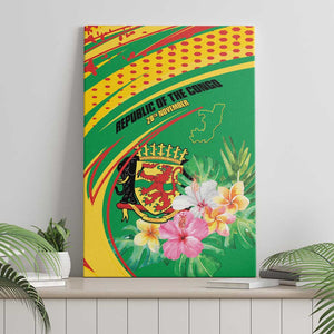 République du Congo Canvas Wall Art Happy Republic Day - Grunge Style - African Pride