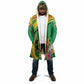Personalized Congo Republic Day Cloak Coat Of Arms With Tropical Flower