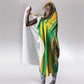 République du Congo Hooded Blanket Happy Republic Day - Grunge Style - African Pride