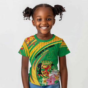 Personalized République du Congo Kid T shirt Happy Republic Day - Grunge Style - African Pride