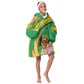 Personalized République du Congo Kid Wearable Blanket Hoodie Happy Republic Day - Grunge Style - African Pride