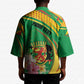 Personalized Congo Republic Day Kimono Coat Of Arms With Tropical Flower